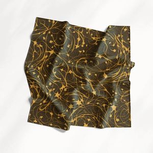 Écharpe en soie élégante pour toutes les saisons, magnifique foulard pour cheveux et cou, accessoire de mode, écharpes en soie pour femmes, vente en gros - Product Image 6