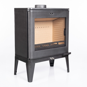 Estufa de Leña Ecológica. <span class=keywords><strong>Chimenea</strong></span> Moderna de Hierro Fundido. - Product Image 5