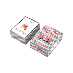 Fabricante personalizado impresión tarjeta de <span class=keywords><strong>juego</strong></span> pregunta tarjeta <span class=keywords><strong>juego</strong></span> <span class=keywords><strong>pareja</strong></span> naipes con caja - Product Image 3