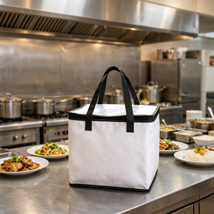 Bolsa Térmica Portátil Personalizada de Fábrica, Aislante, No Tejida, para Picnic, Comida para Llevar, Servicio de Catering, Té con Leche y Hielo - Product Image 1