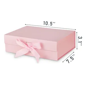 Hot Sale High Quality Fancy Sturdy Reusable Shipping Box Custom Magnetic Floding Gift Box With Customized Logo
