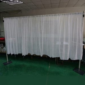 Photography Backdrop Drapes Wedding Backdrop Curtain for Wedding Event Party Decoration Pipe and Drape Backdrop Stand - Product Image 1