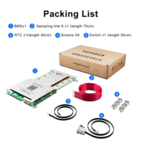 JK BMS 8S 24V 16S 48V Smart BMS 8S Lifepo4 Baterai Lithium Lifepo4 12v PCB & PCBA JK BMS 300A dengan BT