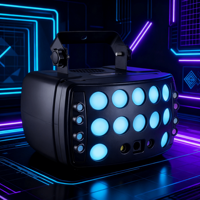 Lumière de scène laser papillon UNOXINE RGBW 24W |   Lampe à Effets DMX à Distance pour Discothèque, Club et Spectacles de DJ