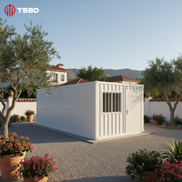 Maison Conteneur Pliante Sécurisée Vérifiée, Habitation Préfabriquée Mobile et Portable, Casa Prefabricada