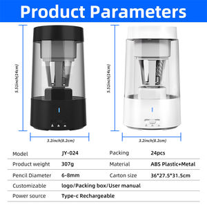 Fournisseur d'usine, <span class=keywords><strong>taille</strong></span>-<span class=keywords><strong>crayon</strong></span> automatique électronique moderne, construction en plastique et en métal, couleur personnalisée pour l'école - Product Image 2