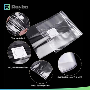 RAYBO Özel Otoklav Filtreli Yama Pp Mantar Yetiştirme Torbaları Enjeksiyon Portlu - Product Image 6