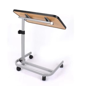 Adjustable Mobile Over Bed Table with Wheels for Medical Hospital Patients Comfortable Mobile Bedside Table for Hospitals - Product Image 2