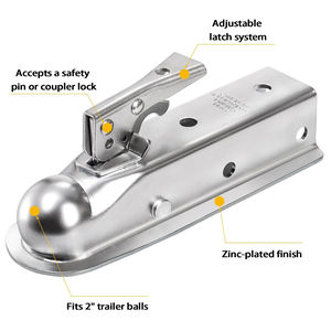 Tipe Amerika tugas berat 2 "lebar saluran 2 inci bola 2000IBS kapasitas derek lurus <span class=keywords><strong>Coupler</strong></span> - Product Image 5