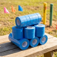Cinta de PVC Amarilla y Negra de 12 mm x 50 m, Adhesivo Acrílico, Resistente a los Rayos UV, para Señalización de Delimitaciones, Cinta de PVC Eléctrica Troquelada