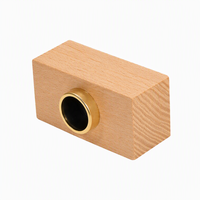 Couvercle de diffuseur d'aromathérapie en bois massif personnalisé, bouchon en bois pour bouteille d'huile parfumée personnalisée, accessoires écologiques pour la fragrance d'intérieur