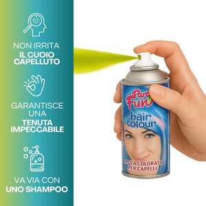Spray Colorante per Capelli Party Fun 100ml, Lacca Temporanea per Capelli Colorati per Feste - Product Image 4