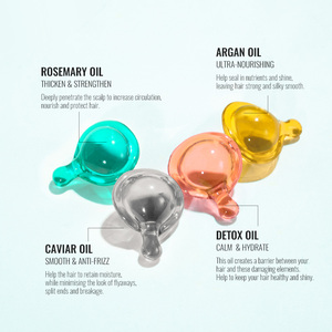 Capsule per la Crescita dei <span class=keywords><strong>Capelli</strong></span> all'Ingrosso, Vegane e Naturali, con <span class=keywords><strong>Olio</strong></span> di Rosmarino e Vitamina E, Trattamento Antiforfora e Nutriente - Product Image 6
