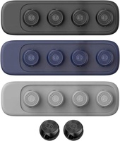 Organisateur de câbles de données auto-adhésif magnétique en silicone pour bureau, avec design sans trace pour câbles de données OEM