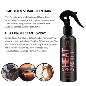 Spray protector de calor para el cabello avanzado de 200ml Protección contra el calor de secado rápido Spray para el cabello Protege hasta 450 F de <span class=keywords><strong>planchas</strong></span> planas Secado por soplado en caliente - Product Image 2