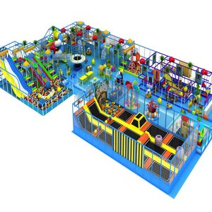 Parque de trampolín para interiores, pista de aire inflable, campo de fútbol, cancha de baloncesto, cancha deportiva llena de aire con suelo hinchable - Product Image 1