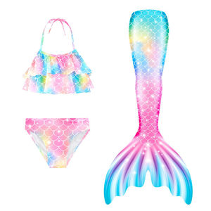 BAIGE enfants sirène queue maillots <span class=keywords><strong>de</strong></span> <span class=keywords><strong>bain</strong></span> enfants sirène natation princesse Costume anniversaire piscine fête cadeau filles maillots <span class=keywords><strong>de</strong></span> <span class=keywords><strong>bain</strong></span> - Product Image 6