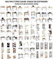 Bureau de jeu pour ordinateur certifié par l'usine OEM, vente chaude, tables de jeu pour joueurs avec porte-gobelet