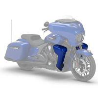 Kit de carénage de moto avec spoiler de menton étendu pour Indian Challenger Chieftain PowerPlus Pursuit Limited avec 112 26