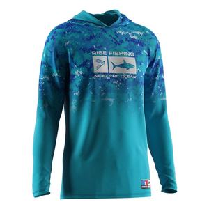 Camiseta de Surf Profesional de Manga Larga con Protección UPF 50+, Secado Rápido, Resistente a la Lluvia, Jersey con Capucha para Pesca UV - Product Image 3