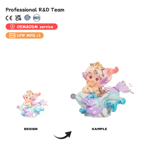 Figurine en résine sur le thème de <span class=keywords><strong>la</strong></span> mythologie chinoise Montagnes et Mers, boîte mystère, objet de collection, ornement de bureau ou de chambre, jouet artistique mignon pour filles - Product Image 2