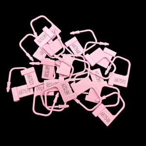 One-Time Coded Lock Plastic Snap Ring Concealed Security <b>Seal</b> For Pass Check - Product Image 1