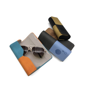 Nhà sản xuất của cứng da tông kính trường hợp lunettes hộp màu xanh kính mắt kính Gói Kính mát bao bì - Product Image 4