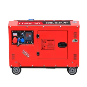 8500 W German Quality Soundproof Factory Directly Diesel Generator for Use