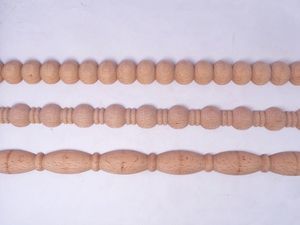 Adorno de madera de <span class=keywords><strong>haya</strong></span> maciza minimalista contemporáneo, tallado de flores de cáñamo para sala de estar interior, construcción decorativa, bienes raíces - Product Image 4