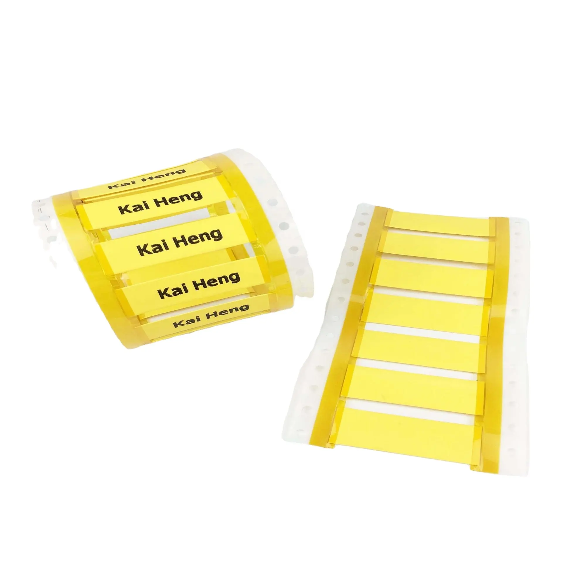 Flat Identification Shrink Tube Heat Shrink Cable Marker Sleeve 1/4 "Yellow White Insulation Sleeving Composite Polymer