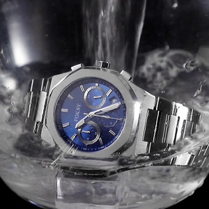 <span class=keywords><strong>Montre</strong></span> de luxe pour homme, chronographe à quartz étanche, logo personnalisé, fabrication OEM en Chine, fond de boîtier en <span class=keywords><strong>acier</strong></span> inoxydable, fabriquée en Chine - Product Image 6