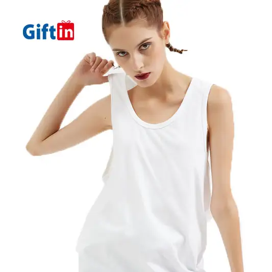 Hip Hop Gym Tank Top Comfortable Unisex Girls Fashion Irregular Hem Summer Design Loose Holed Beach Vest For Women