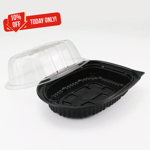 Lấy đi thực phẩm container dùng một lần gà nướng hộp PP Chất liệu và vật nuôi nắp khay nhựa được sử dụng cho bữa ăn tối thị trường gói - Product Image 2