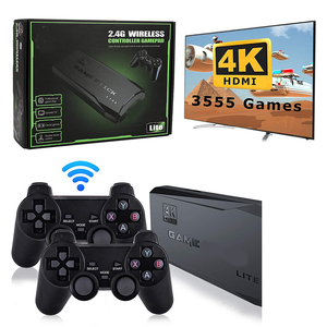 M8 4K HD <span class=keywords><strong>Console</strong></span> per videogiochi 20000 giochi 64GB Built-in Twin 2.4G Controller <span class=keywords><strong>Wireless</strong></span> <span class=keywords><strong>Retro</strong></span> giochi regali di natale - Product Image 2