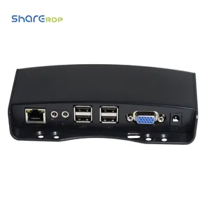 Sharerdp cloud – ordinateur Client mince, processeur double cœur, 4 ports USB, support mural, terminal réseau RDP zero client