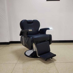 Silla de Barbero Hidráulica, Resistente, Moderna, de Cuero Sintético, Plegable, Ecológica, Portátil, Ajustable 360°, Venta al Por Mayor - Product Image 1