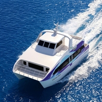 Grandsea, Catamaran Passager en Aluminium de 17m/55ft, Neuf, Personnalisé pour le Tourisme Côtier, Moteur Diesel Inboard 70
