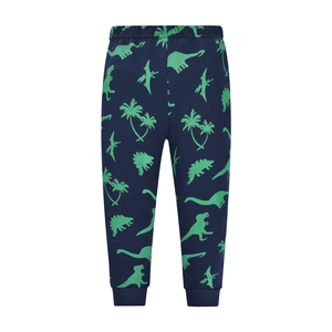 Conjunto de pijamas de algodón para niños, ropa infantil de dibujos animados, azul, precio de fábrica - Product Image 3