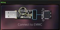 Bagian Printer 3D Makerbase EMMC-ADAPTER V2 Pembaca USB 3.0 untuk Modul MKS EMMC Kartu Micro SD TF MKS Pi MKS SKIPR