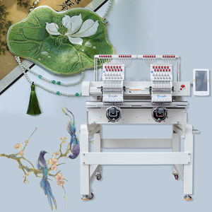 เครื่องเย็บปักถักร้อย2หัวความเร็วสูงสำหรับเสื้อยืดหมวกทำงานเชิงพาณิชย์ - Product Image 1