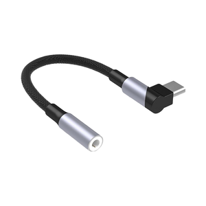 تصنيع المعدات الأصلية سماعة رأس من النوع C مقبس مقبس USB C إلى كابل الصوت سماعة رأس جيانج بسعر <span class=keywords><strong>90</strong></span> درجة أو سماعة أذن - Product Image 1