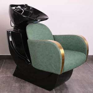 Modern kuaför şampuan kase masajlı saç yıkama koltuğu Salon mobilya lavabo ile geri yıkama üniteleri saç yıkama sandalyesi - Product Image 1