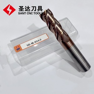 SANT CNC công cụ bốn sáo 45 độ rắn cacbua vonfram cuối nhà máy SD-4E-D16.0 - Product Image 5