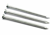 Clous en fil de fer ronds ordinaires de haute qualité BWG11 de 2,5 pouces, polis brillants, 8d 16d 20d, pour le bois