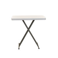 Table à manger pliante en plastique moderne pour événements en plein air et mariages