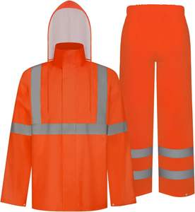 Hot Selling High Visibility Regen mäntel Motorrad Fahrrad fahrer Wasserdichter tragbarer Polyester Regen anzug - Product Image 6