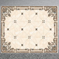 Nouvelles Tuiles Céramiques Géométriques Islamiques Modernes 800x800, Style Qatar, pour Mosquées et Hôtels, en Porcelaine Émaillée de Luxe Antidérapante