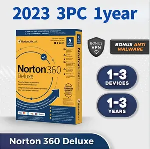 100% activation Norton 360 Deluxe 1 an 3pc clé 100% activation Norton 360 1 an 3 appareil clé de licence Envoyer par email