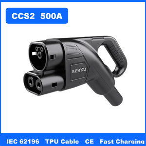 Conector de Cargador CCS2 80A 125A 150A 200A 250A 300A 400A, Cable para Estación de Carga de Vehículos, Enchufe EV Tipo 2 IEC 62196 - Product Image 4