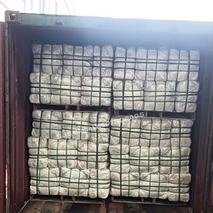 Chiffons en coton tricoté blancs 100% coton, 10 kg, pour le nettoyage industriel (également disponibles en 8 kg) - Product Image 1